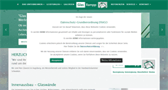 Desktop Screenshot of glas-rampp.de